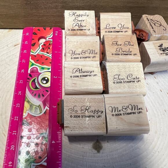 Rubber Stamps: Wedding Phrases - Picture 2 of 3